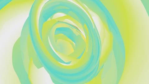 8K Abstract 3D Render with Striped Geometric Shapes Stock Illustration