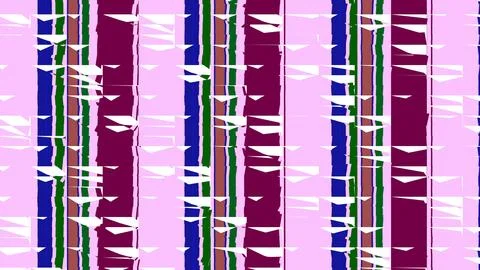 8K Abstract 3D Render with Striped Geometric Shapes Stock Illustration