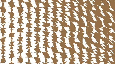 8K Abstract 3D Render with Striped Geometric Shapes Stock Illustration