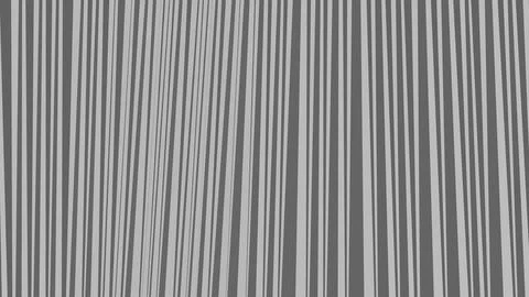 8K Abstract 3D Render with Striped Geometric Shapes Illustrazione stock