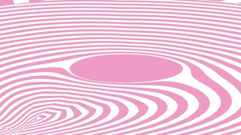 8K Abstract 3D Render with Striped Geometric Shapes Stock Illustration