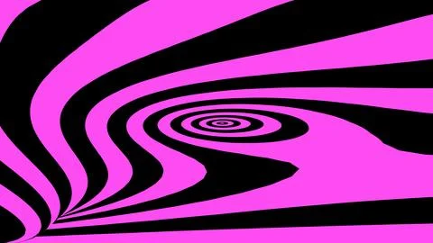 8K Abstract 3D Render with Striped Geometric Shapes Stock Illustration