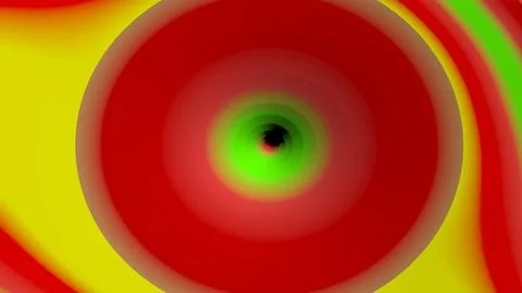 8K Abstract 3D Render with Striped Geometric Shapes Illustrazione stock