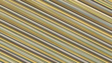 8K Abstract 3D Render with Striped Geometric Shapes Illustrazione stock