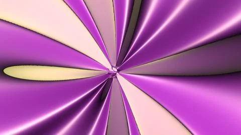 8K Abstract 3D Render with Striped Geometric Shapes Illustrazione stock