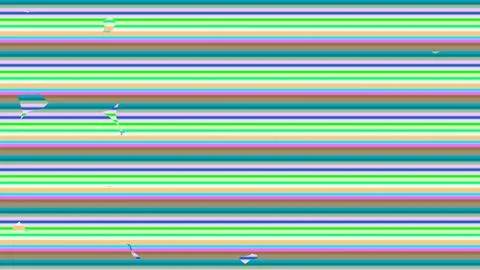 8K Abstract 3D Render with Striped Geometric Shapes Stock Illustration