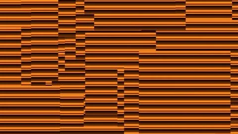8K Abstract 3D Render with Striped Geometric Shapes Stock Illustration