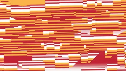 8K Abstract 3D Render with Striped Geometric Shapes Illustrazione stock