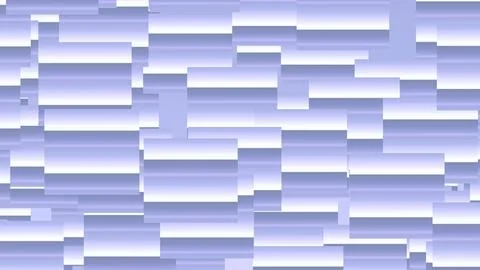 8K Abstract 3D Render with Striped Geometric Shapes Stock Illustration