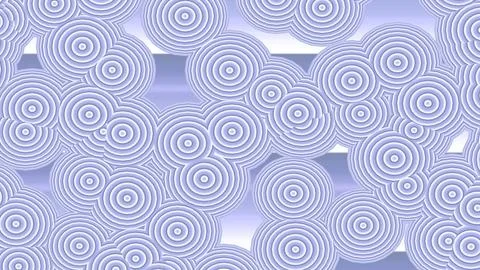 8K Abstract 3D Render with Striped Geometric Shapes Stock Illustration