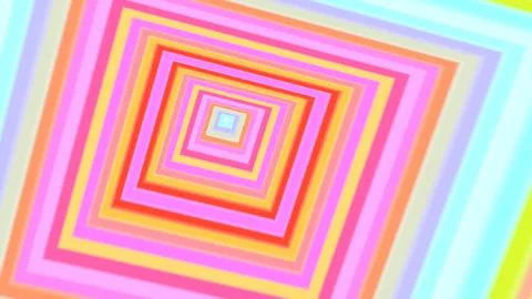 8K Abstract 3D Render with Striped Geometric Shapes Illustrazione stock