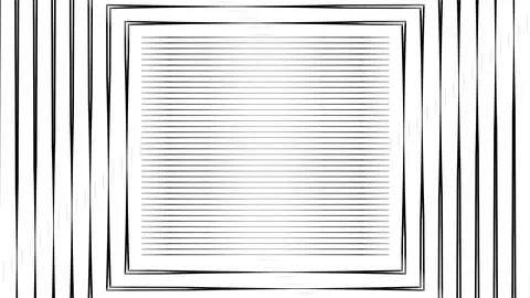 8K Abstract 3D Render with Striped Geometric Shapes Stock Illustration