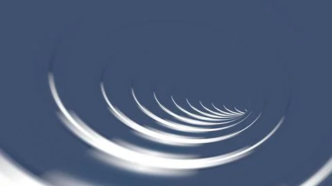 8K Abstract 3D Render with Striped Geometric Shapes Stock Illustration