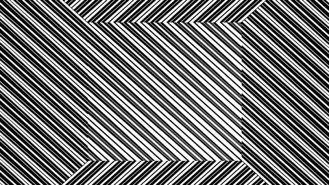 8K Abstract 3D Render with Striped Geometric Shapes Stock Illustration