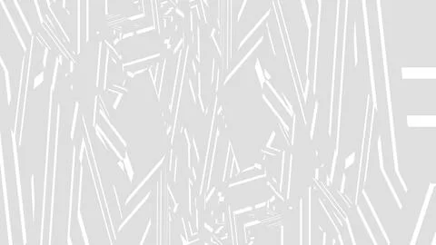 8K Abstract 3D Render with Striped Geometric Shapes Illustrazione stock