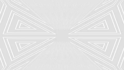 8K Abstract 3D Render with Striped Geometric Shapes Illustrazione stock
