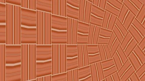 8K Abstract 3D Render with Striped Geometric Shapes Stock Illustration