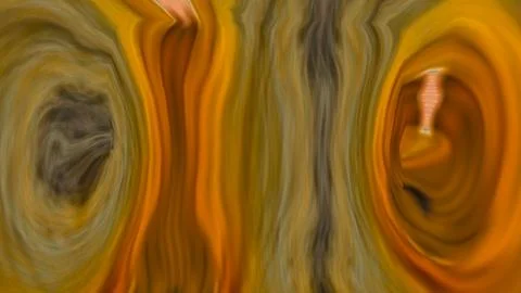 8K Abstract 3D Render with Striped Geometric Shapes Illustrazione stock