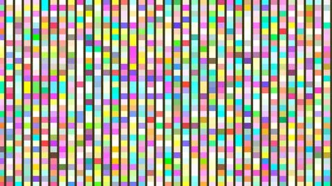 8K Abstract 3D Render with Striped Geometric Shapes Illustrazione stock