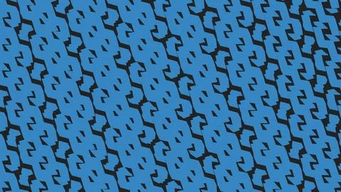 8K Abstract 3D Render with Striped Geometric Shapes Stock Illustration