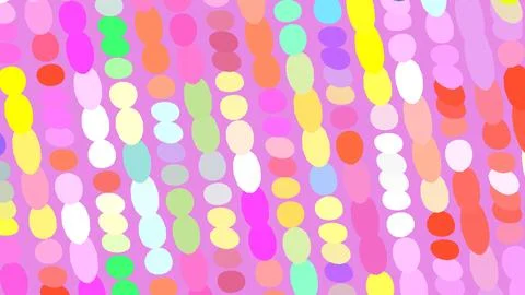 8K Abstract 3D Render with Striped Geometric Shapes Illustrazione stock