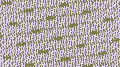 8K Abstract 3D Render with Striped Geometric Shapes Illustrazione stock