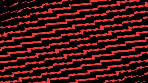 8K Abstract 3D Render with Striped Geometric Shapes Stock Illustration