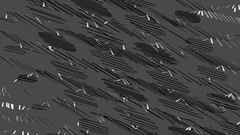 8K Abstract 3D Render with Striped Geometric Shapes Stock Illustration