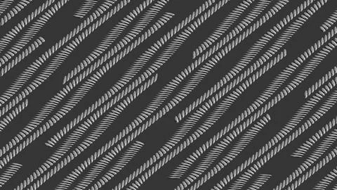 8K Abstract 3D Render with Striped Geometric Shapes Illustrazione stock