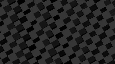 8K Abstract 3D Render with Striped Geometric Shapes Illustrazione stock