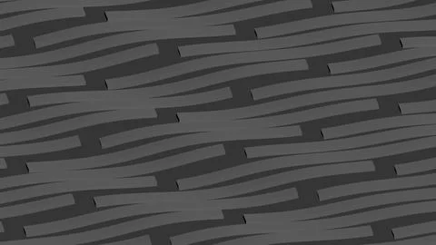 8K Abstract 3D Render with Striped Geometric Shapes Stock Illustration