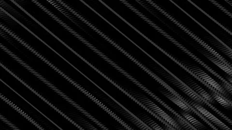 8K Abstract 3D Render with Striped Geometric Shapes Stock Illustration