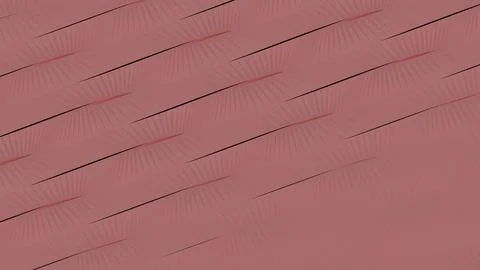 8K Abstract 3D Render with Striped Geometric Shapes Stock Illustration