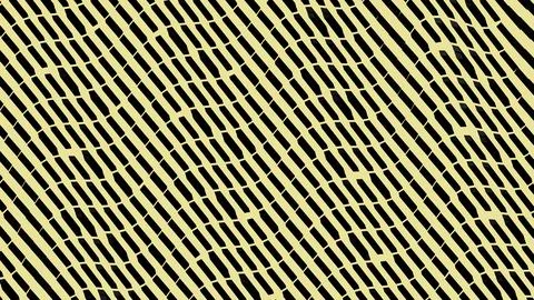 8K Abstract 3D Render with Striped Geometric Shapes Stock Illustration