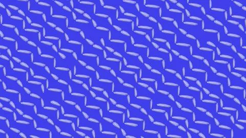 8K Abstract 3D Render with Striped Geometric Shapes Illustrazione stock