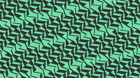 8K Abstract 3D Render with Striped Geometric Shapes Stock Illustration