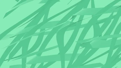 8K Abstract 3D Render with Striped Geometric Shapes Stock Illustration