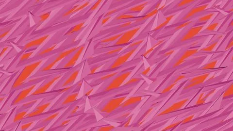 8K Abstract 3D Render with Striped Geometric Shapes Stock Illustration