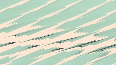 8K Abstract 3D Render with Striped Geometric Shapes Stock Illustration