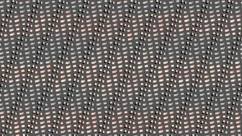 8K Abstract 3D Render with Striped Geometric Shapes Illustrazione stock