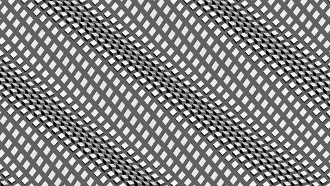 8K Abstract 3D Render with Striped Geometric Shapes Stock Illustration