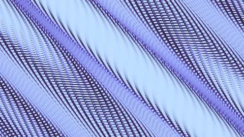 8K Abstract 3D Render with Striped Geometric Shapes Stock Illustration