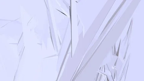 8K Abstract 3D Render with Striped Geometric Shapes Stock Illustration