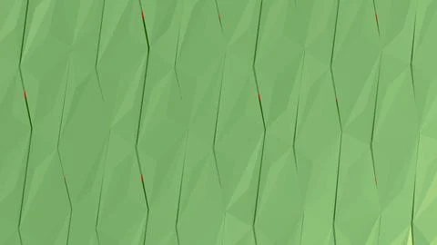 8K Abstract 3D Render with Striped Geometric Shapes Illustrazione stock