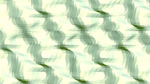 8K Abstract 3D Render with Striped Geometric Shapes Stock Illustration