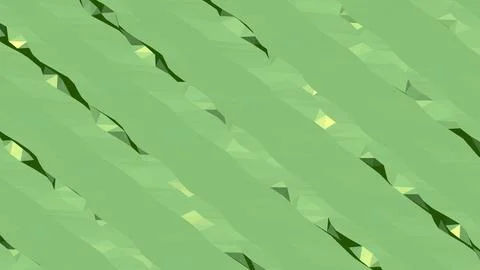 8K Abstract 3D Render with Striped Geometric Shapes Stock Illustration