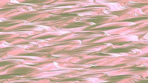 8K Abstract 3D Render with Striped Geometric Shapes Stock Illustration