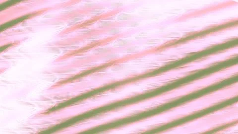 8K Abstract 3D Render with Striped Geometric Shapes Illustrazione stock