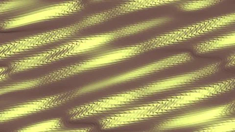 8K Abstract 3D Render with Striped Geometric Shapes Stock Illustration