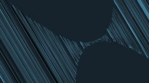 8K Abstract 3D Render with Striped Geometric Shapes Illustrazione stock